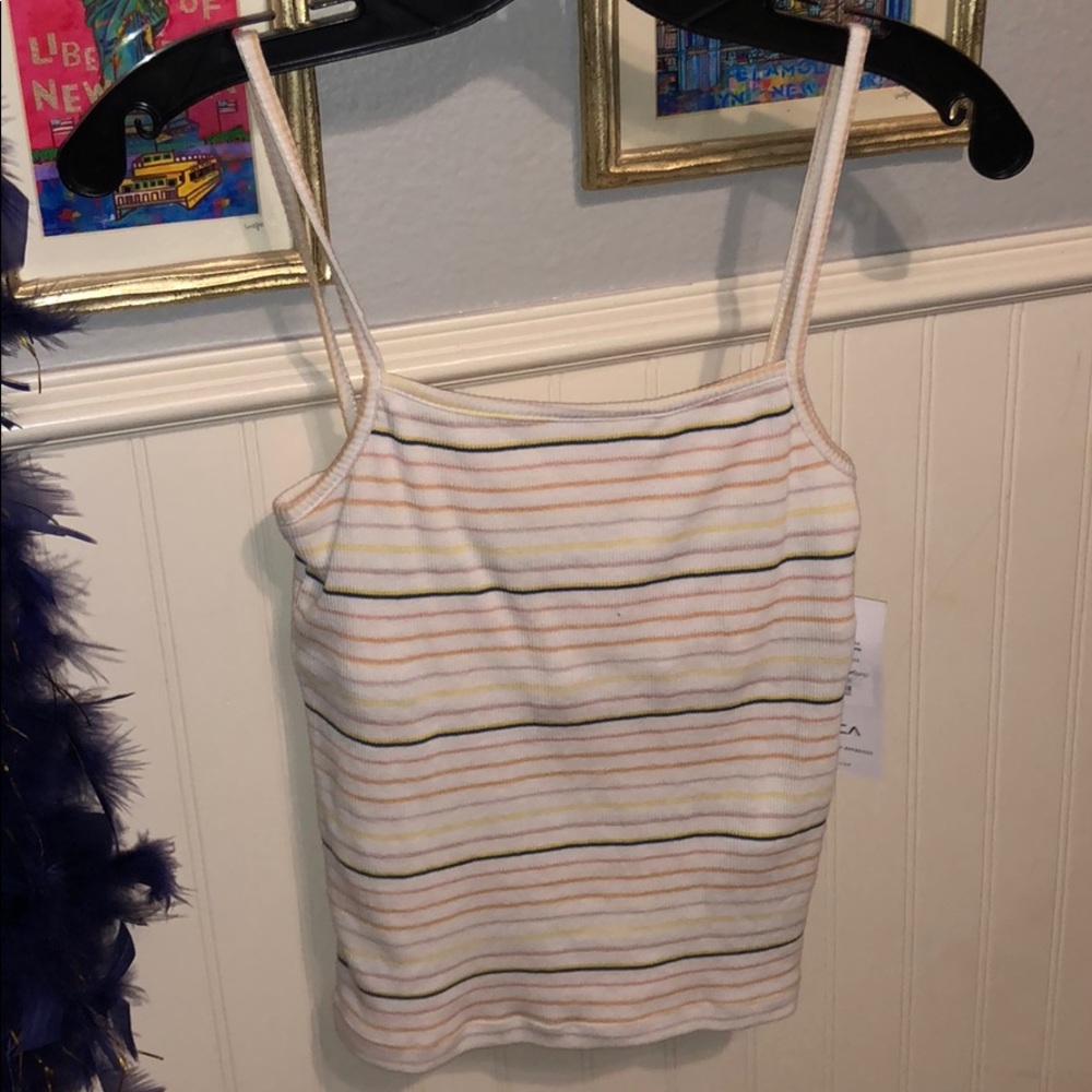 RVCA multi colored tank top. Never worn with tag!